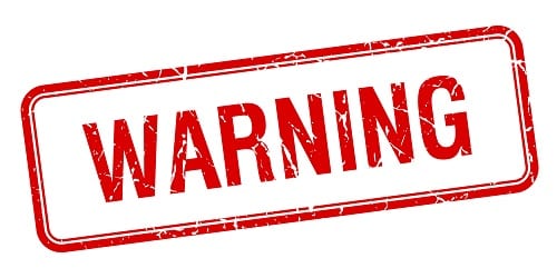 Short Sale Process warning